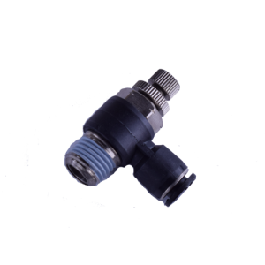 FVS14-14N Right Angle Flow Control 1/4"T 1/4NPT